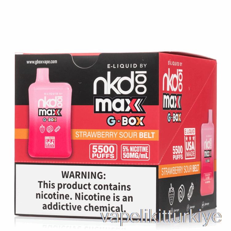 Vape Kalem Vape Mate [10'lu Paket] Gbox X çıplak 100 5500 Tek Kullanımlık